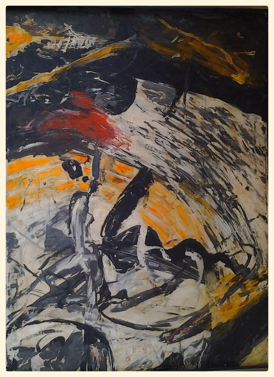Dead river, 1991, 73x100cm