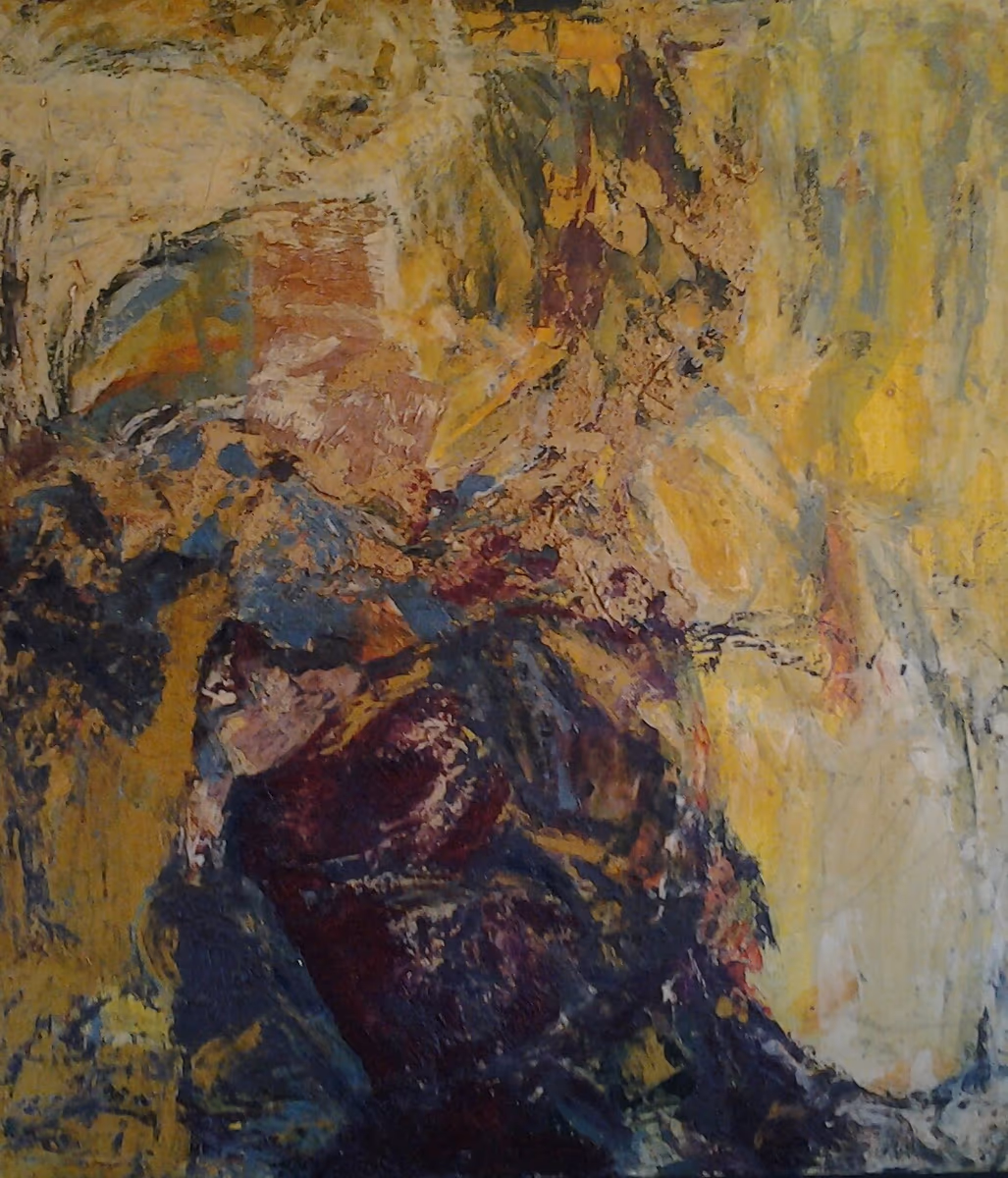Decorative bird, 1993, 80x90cm