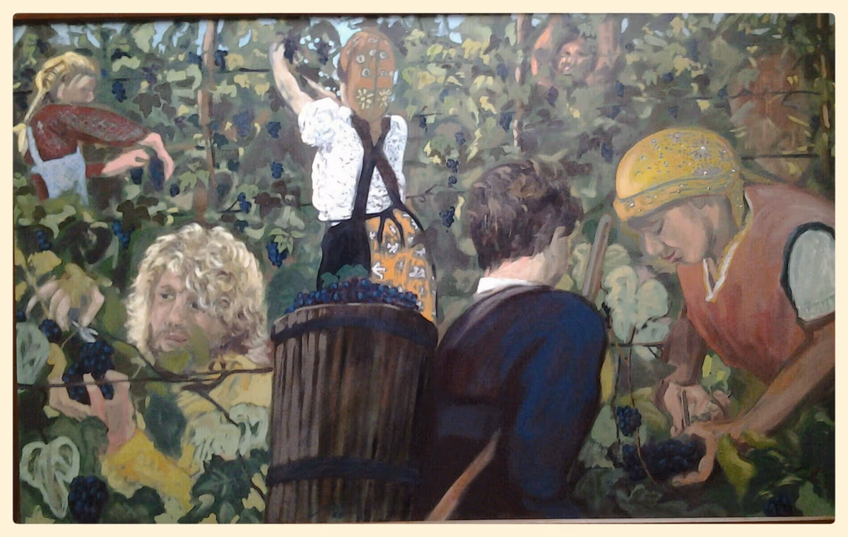 Harvesting, 1985, 130x80cm