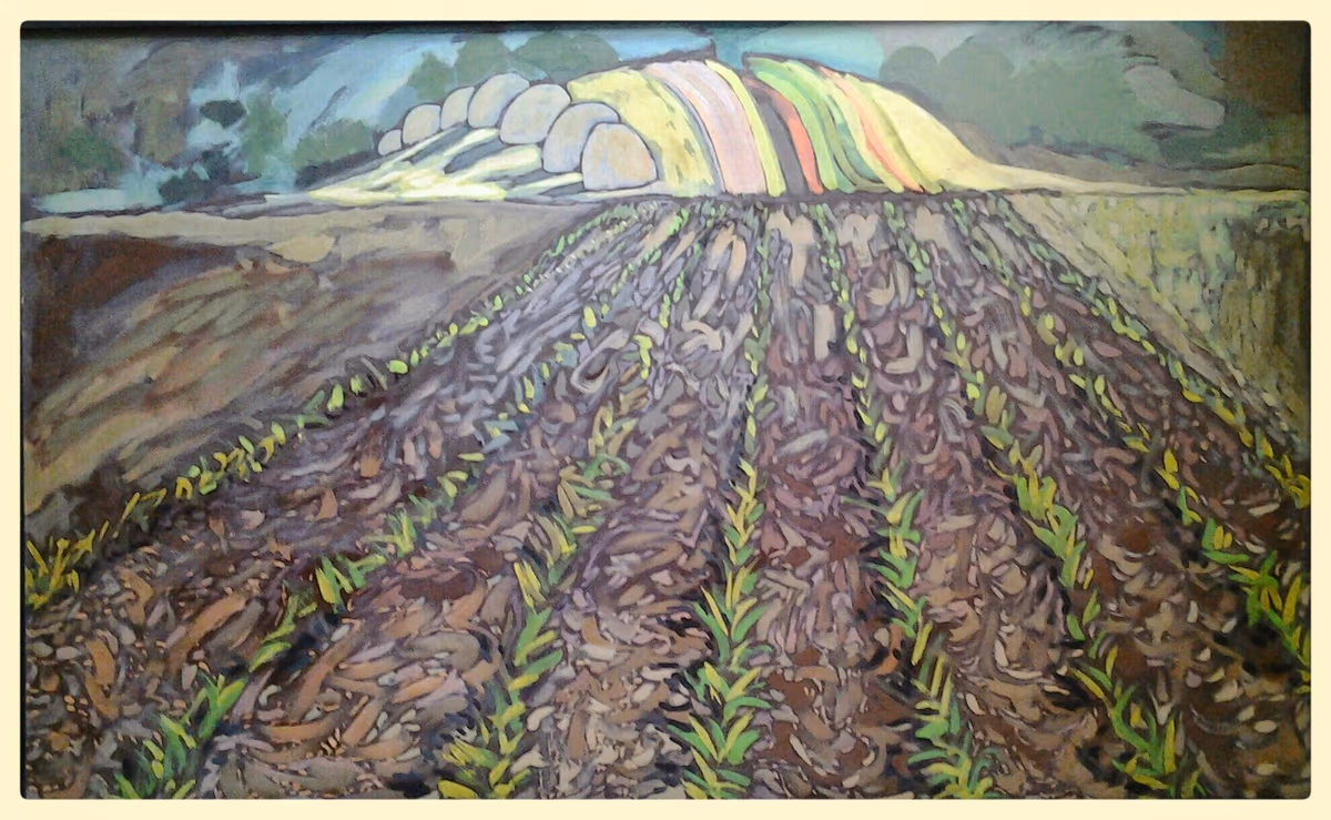 Young corn, 1984, 130x80cm