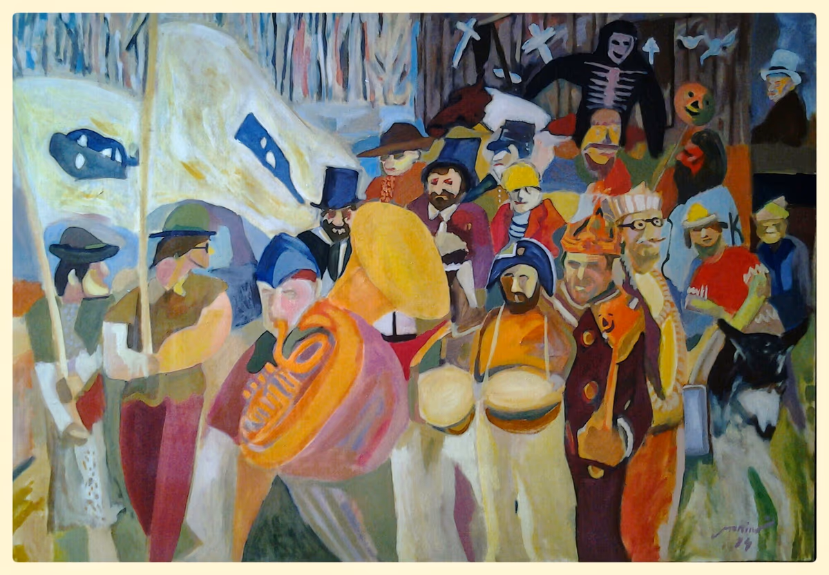 Carnival, 1984, 130x90cm