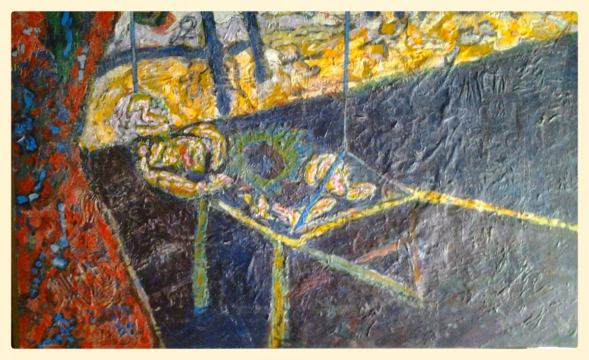 The funeral of the curent, 1985, 130x80cm