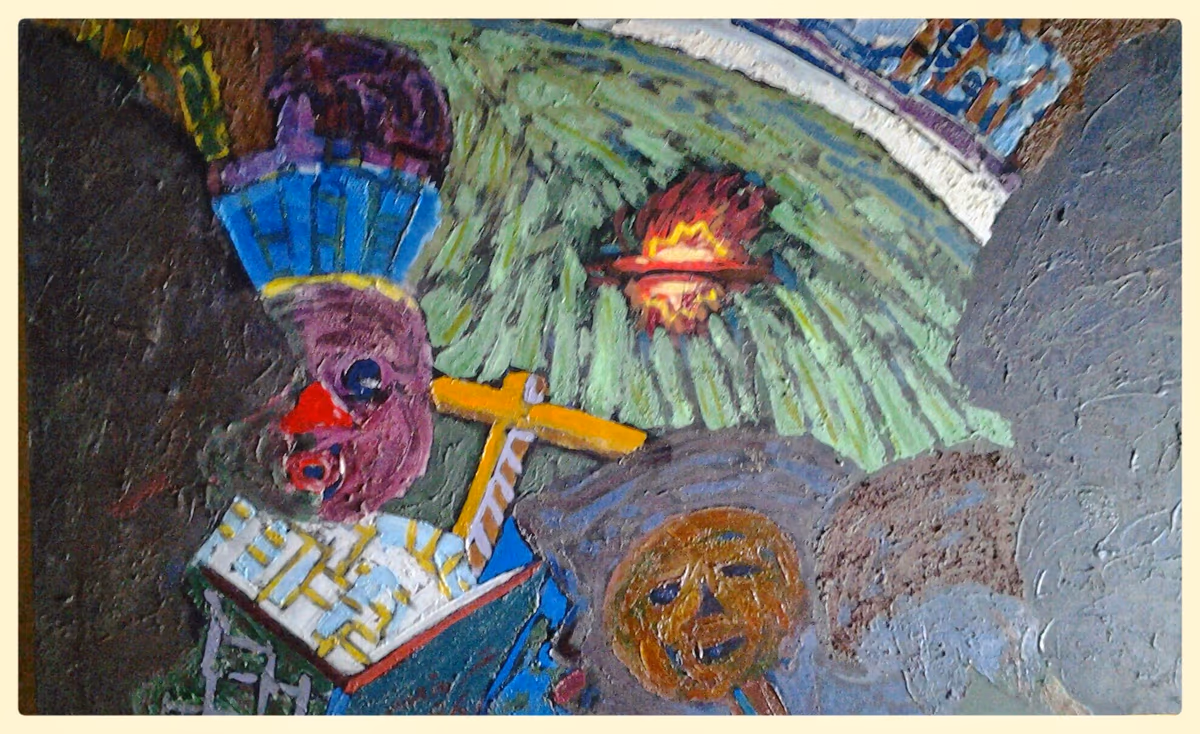 Mourning, 1986, 130x80cm