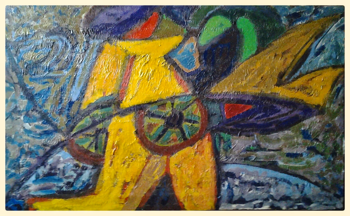 Plowman, 1986, 130x80cm
