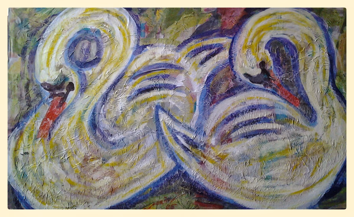 The game, 1985, 130x80cm