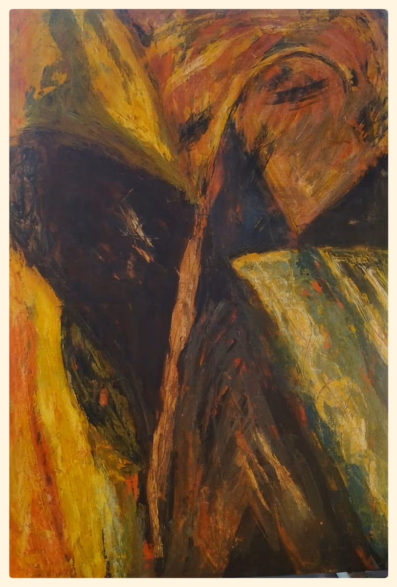 A walker, 1992, 90x130cm