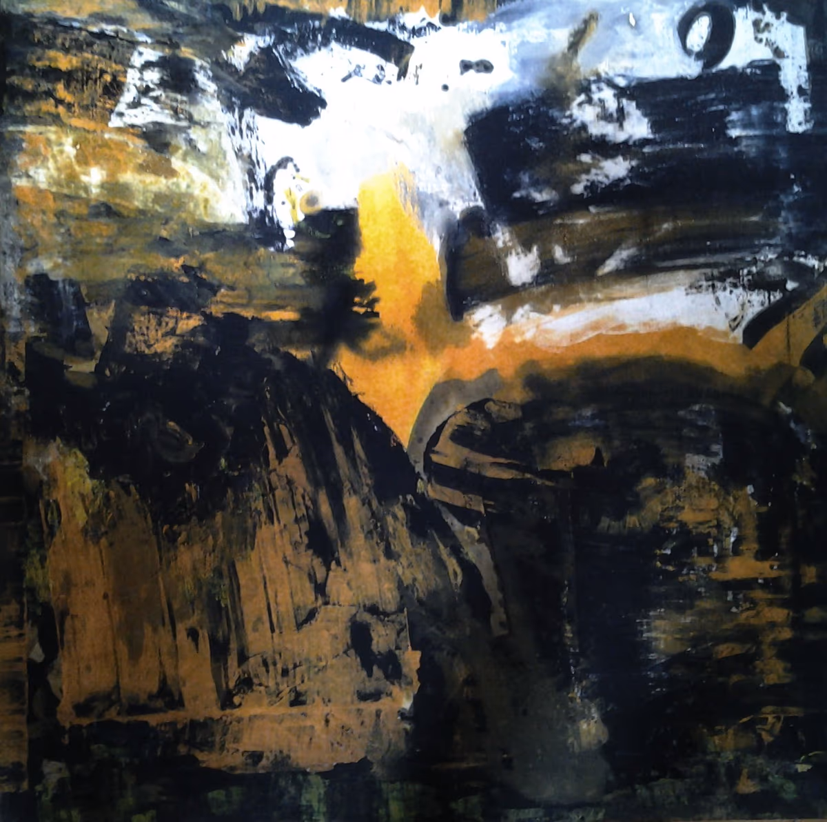 It's hard to see, 1996, 100x100cm