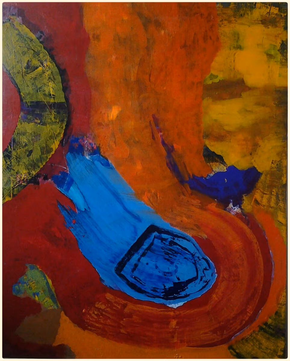 Blue thumb, 2005, 80x100cm