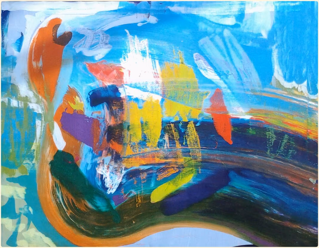 A singer, 2006, 100x80cm