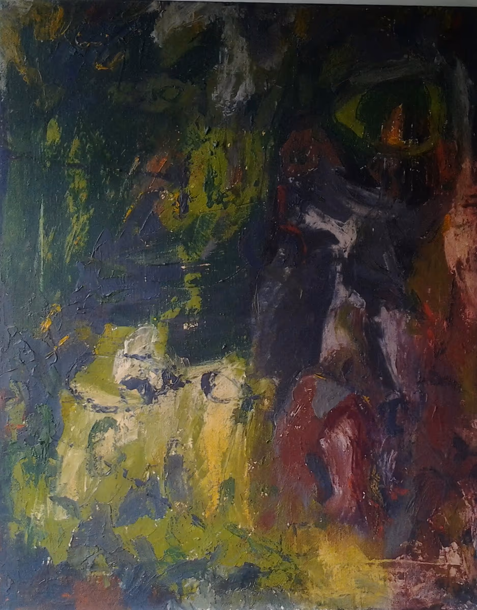 A forest fairy, 1995, 80x100cm