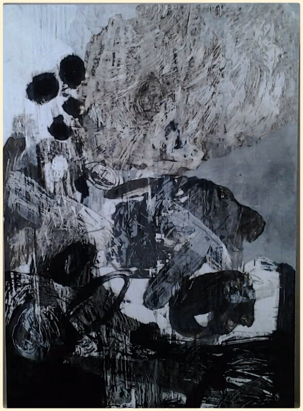 The voice of a donkey, 2008, 50x70cm