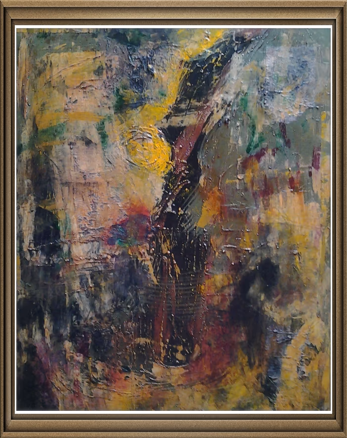 Tree and shadows, 1993, 65x80cm