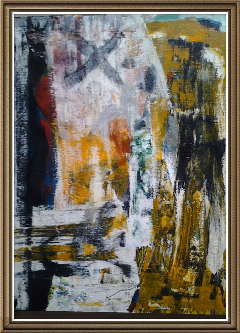 The spirit is looking for a way, 1994, 60x80cm