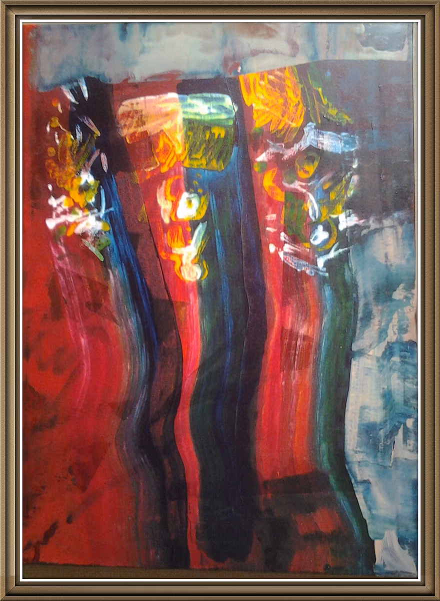 Three brothers, 2000, 60x80cm