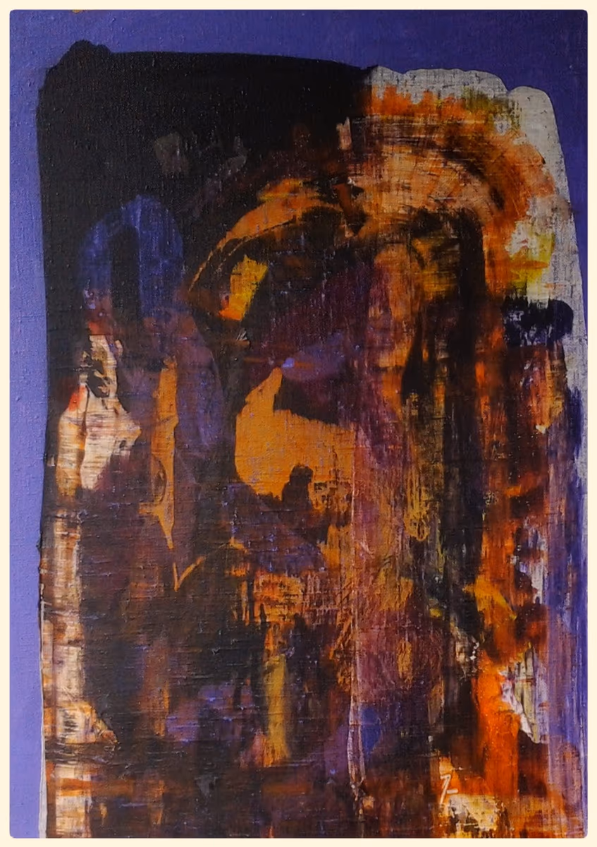 The slope, 1997, 50x70cm