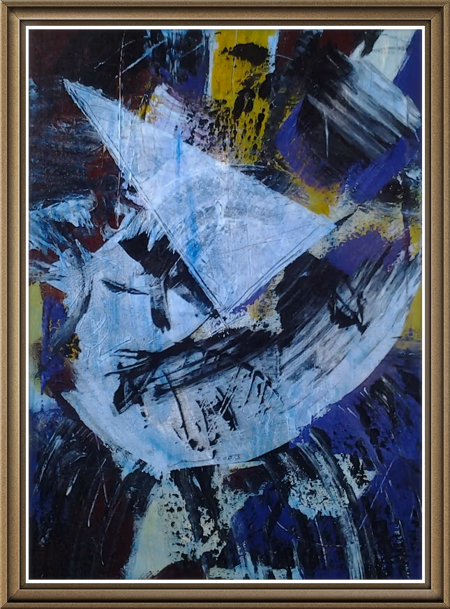 A storm, 2003, 50x70cm