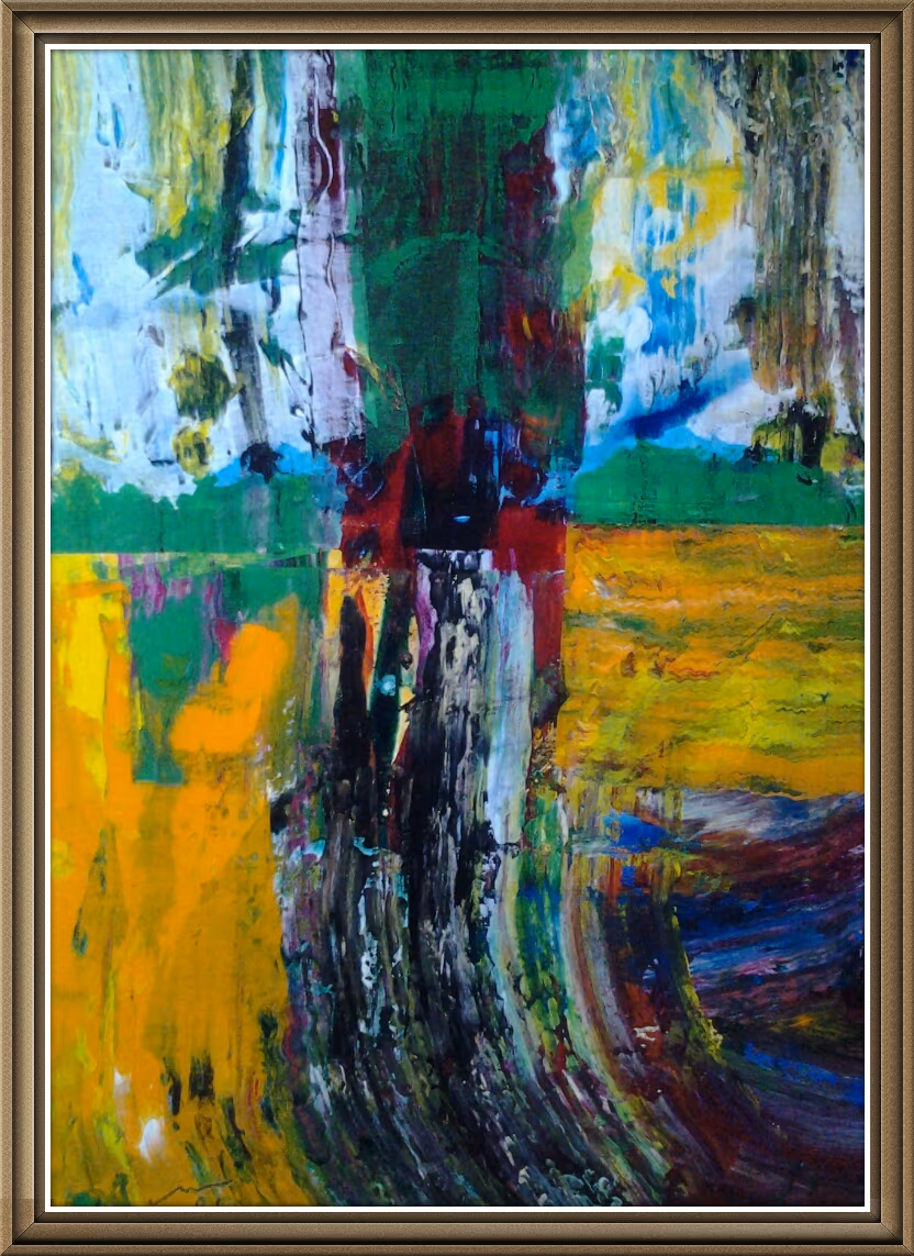 A plowed field, 2005, 50x70cm