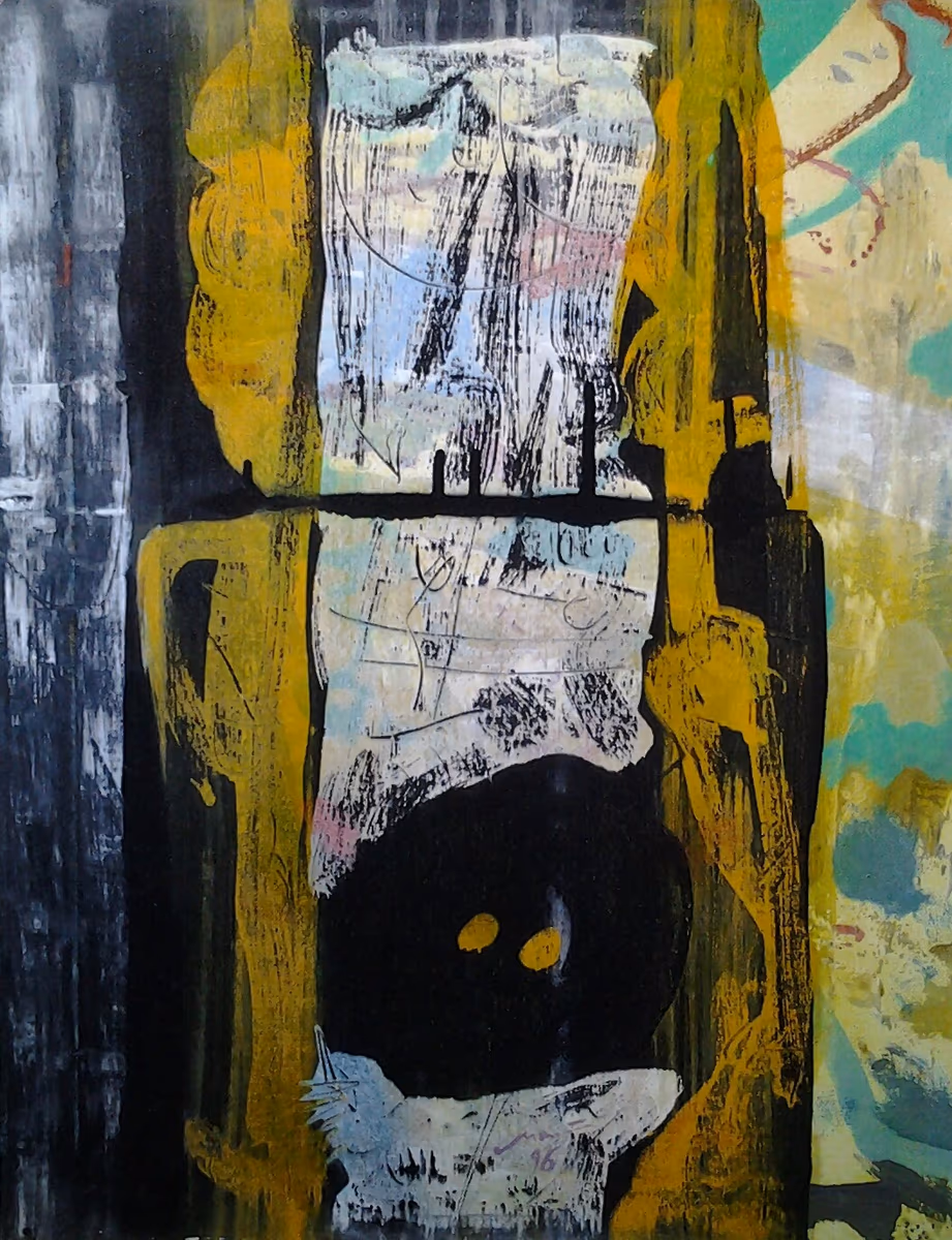 A coward, 1996, 55x70cm