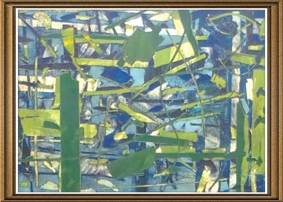 Kraków's primeval forest, 2001, 70x50cm