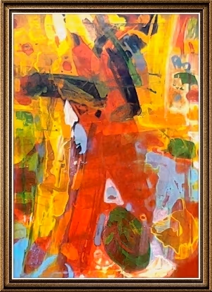 The little ghost is playing football, 2010, 50x70cm