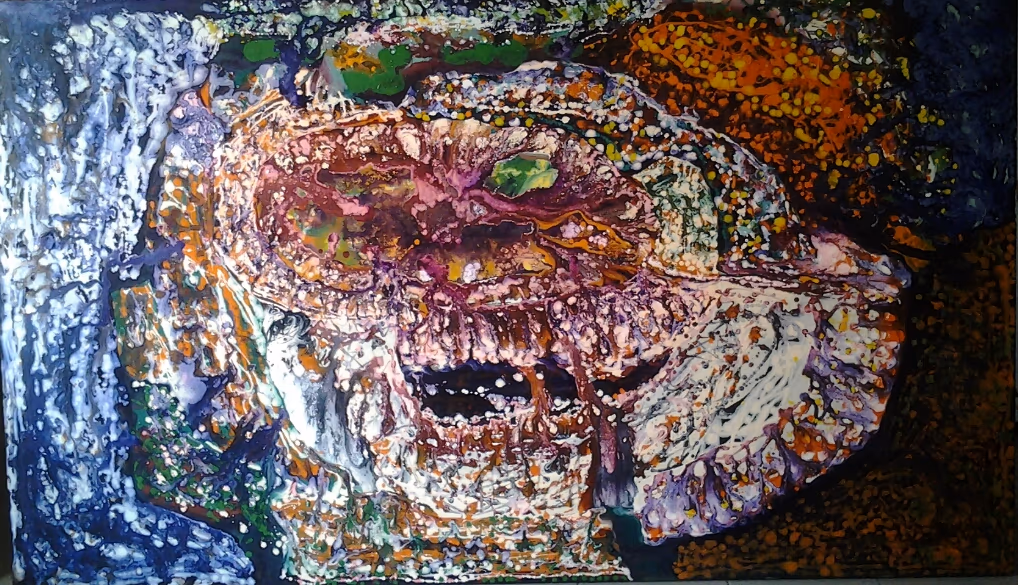 Face shell, 2011, 200x120cm