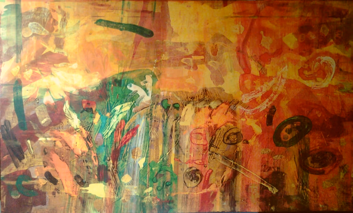 Happy mountain, 2009, 200x120cm