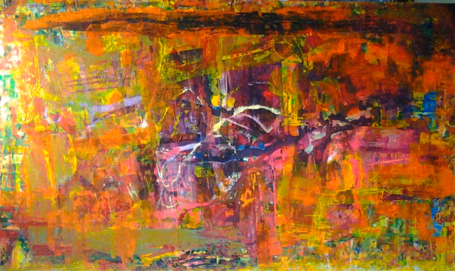 Krakovo - my frog was born in this mud, 2010, 200x120cm
