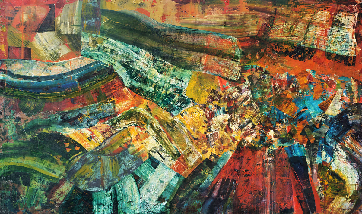 Layers of the world, 2003, 200x120cm
