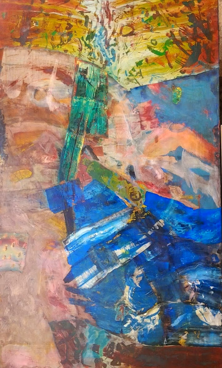 Blue bull, 2002, 120x200cm