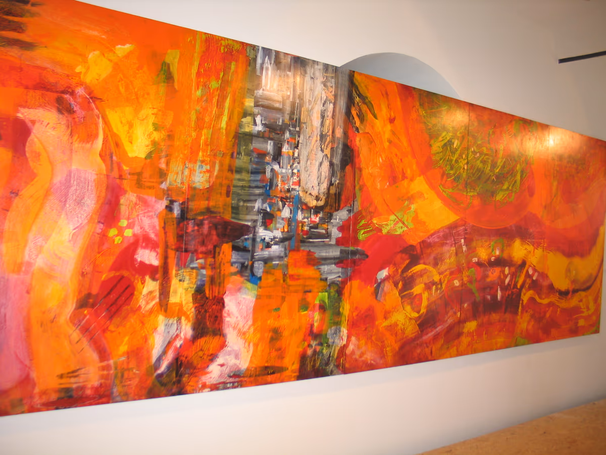 Grain field, 2008, 600x200cm