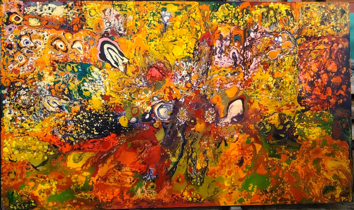 Children of flowers, 2011, 200x118cm