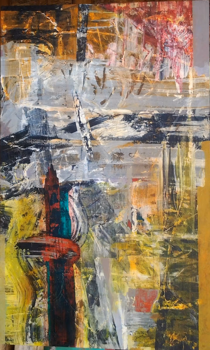 Broken bridges, 1998, 122x200cm