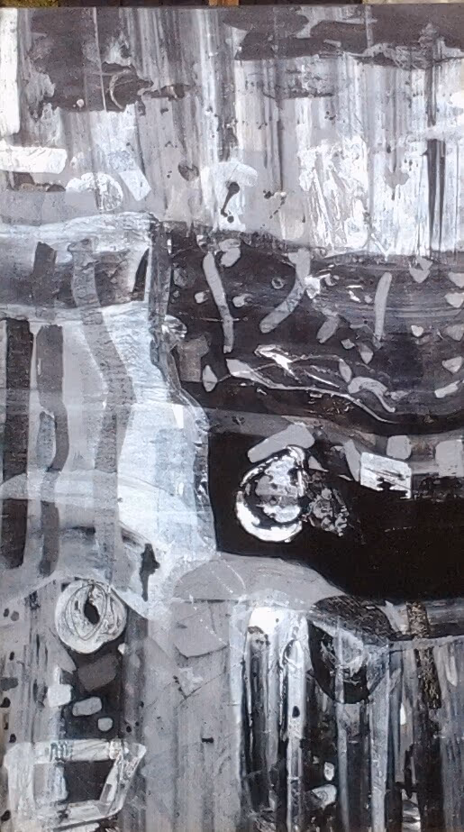 White power, 2009, 110x190cm