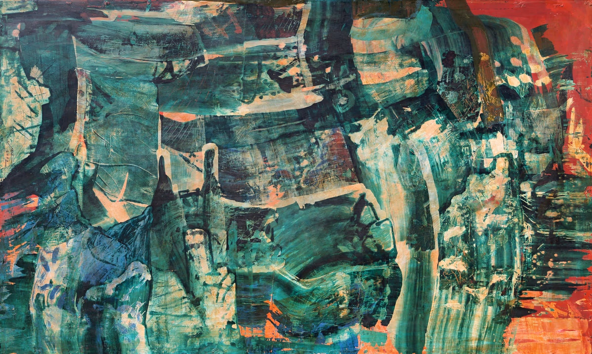 Primeval forest, 2002, 200x120cm