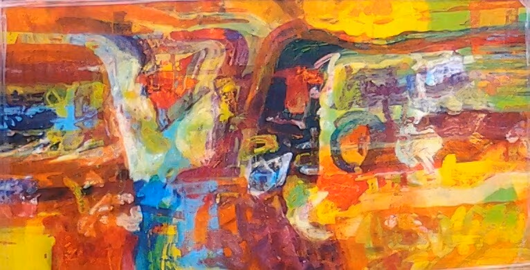 Swan dance, 2007, 200x100cm