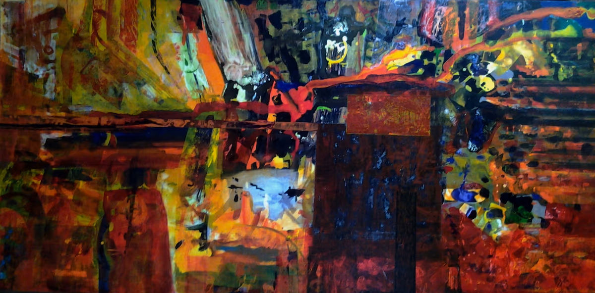 Let the fairy tale live, 2009, 200x100cm