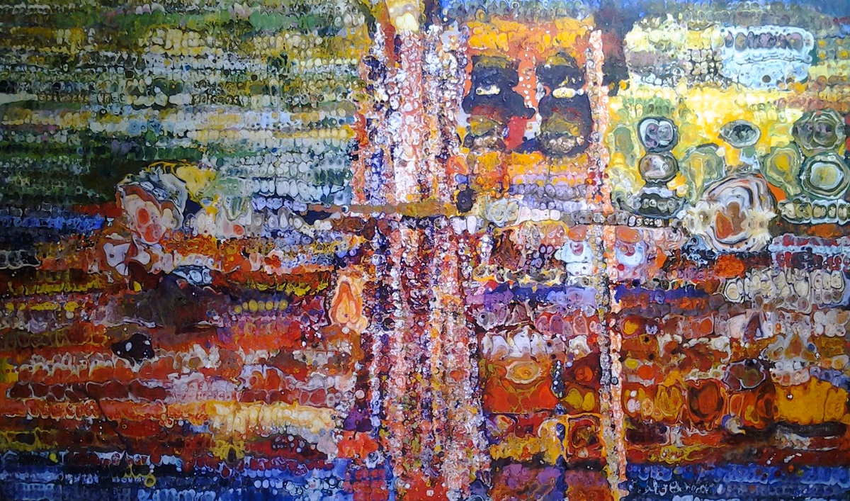 Even, odd, 2015, 200x120cm