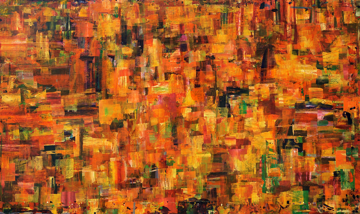 Radiant sun, 2015, 200x120cm