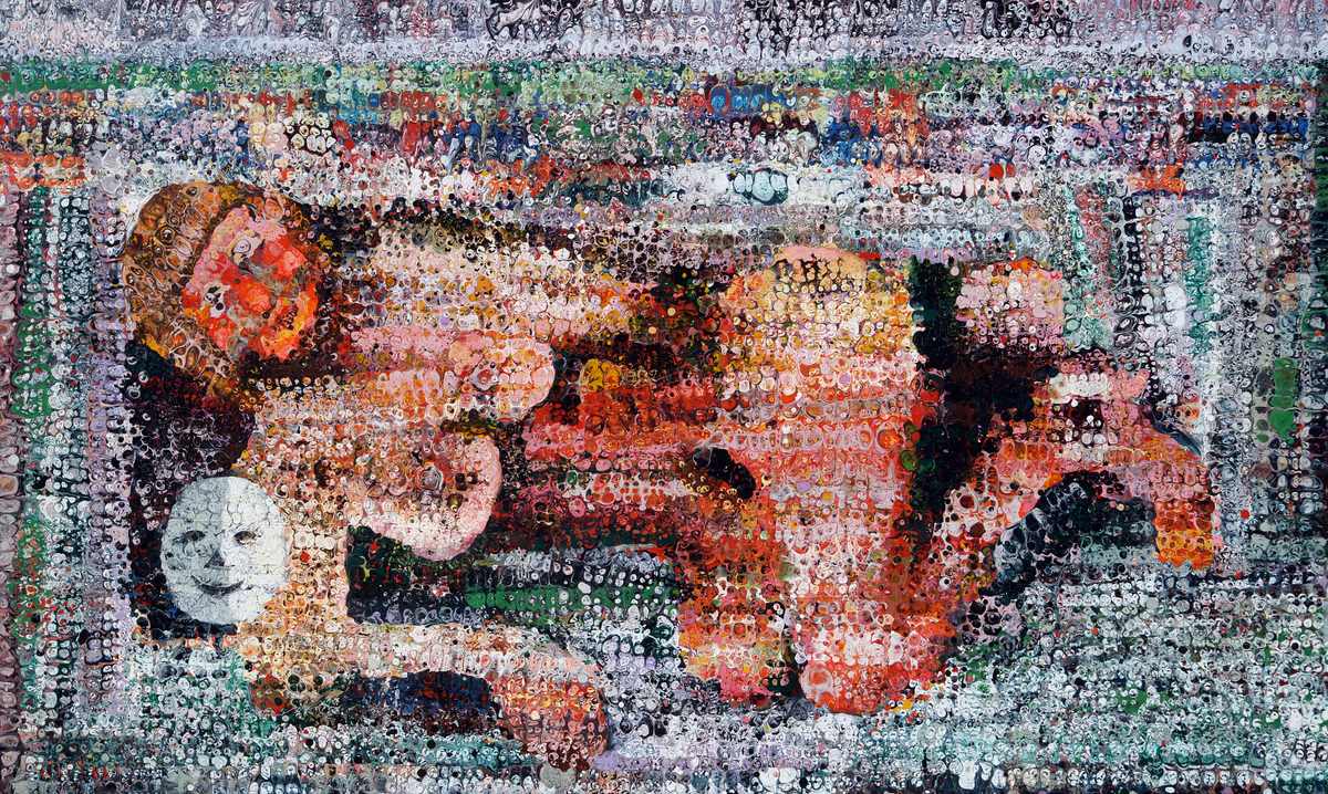 A naked beast, 2015, 200x120cm