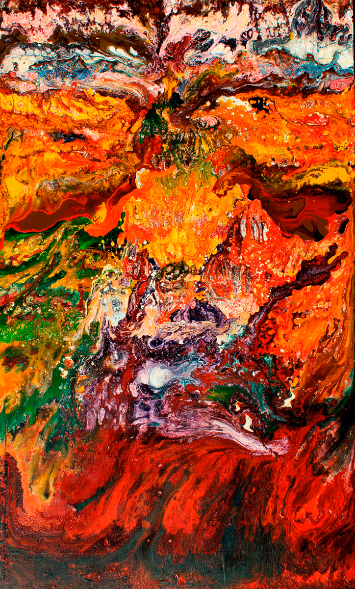 Volcanic island, 2012, 120x200cm