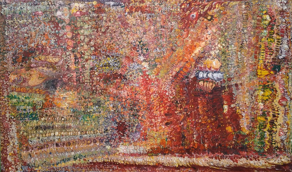 Perpetum jazille, 2015, 185x110cm