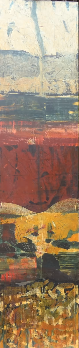 Stairs of the day, 2001, 30x130cm