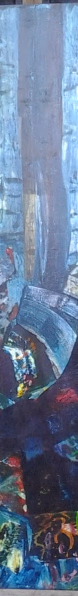 Night under the endless sky, 2002, 30x200cm
