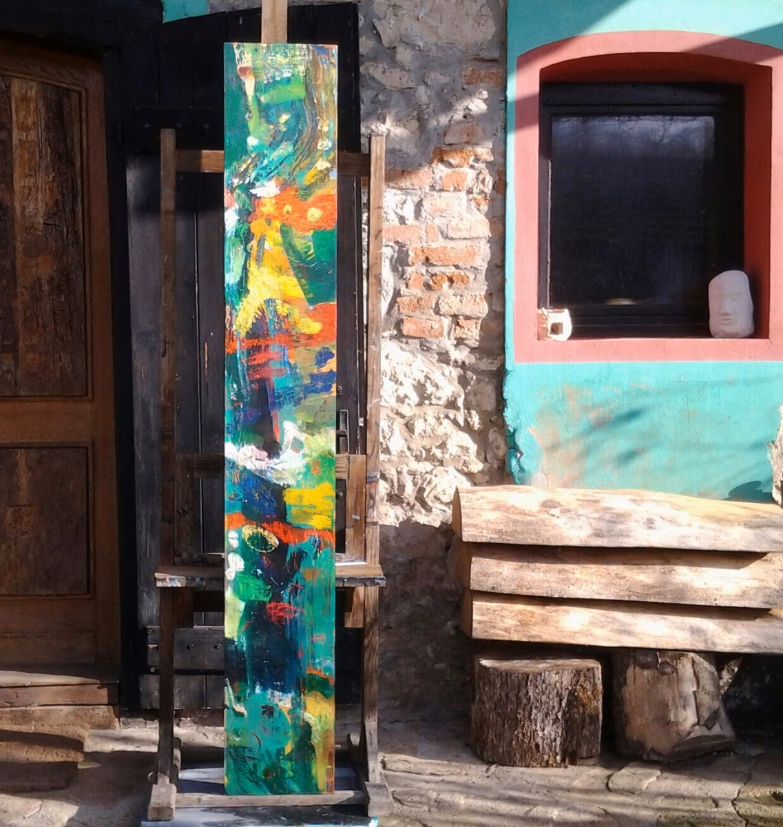 Last hole, 2006, 30x200cm