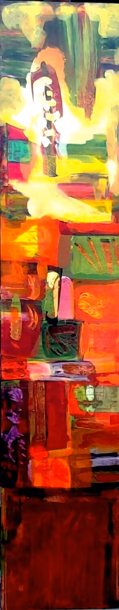 A walker, 2007, 30x150cm