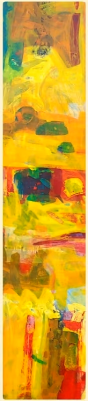 In red green, 2008, 50x215cm