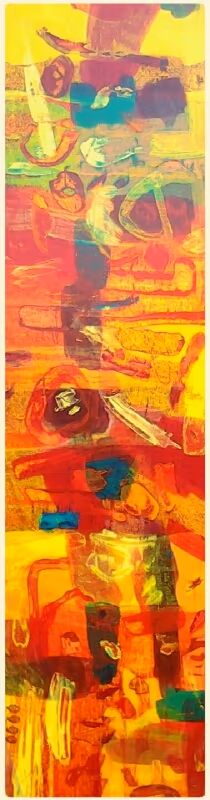Song of the warmth of the heart, 2009, 54x215cm