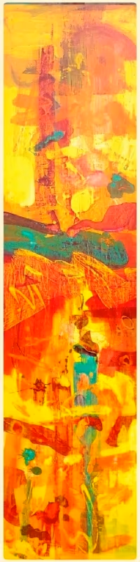 Green Yuri, 2008, 54x215cm
