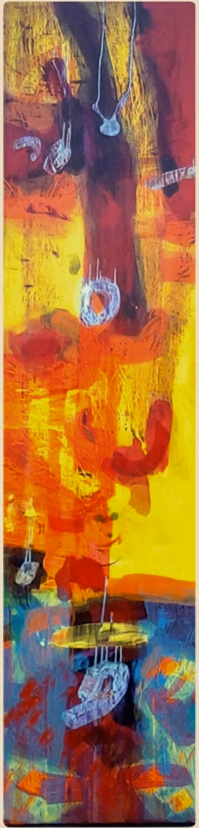 Child's play, 2009, 54x215cm