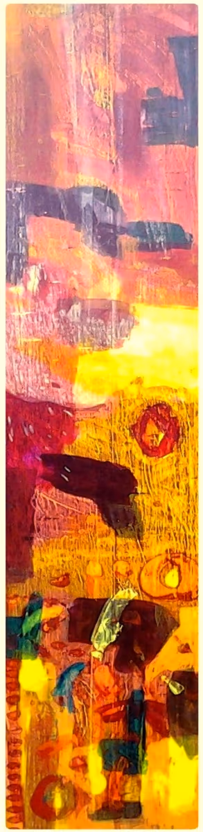 First time at school, 2008, 54x215cm